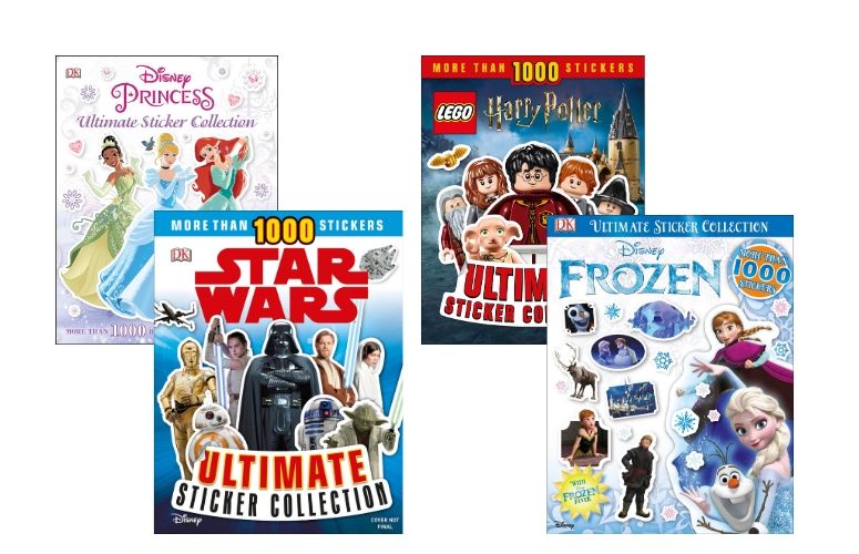 Sticker books to entertain kids on planes